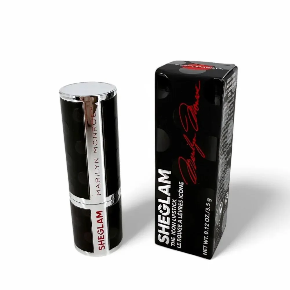 Marilyn Monroe The Icon Lipstick in XOXO Marilyn 0.12 oz 3.5g Red Lip Sheglam